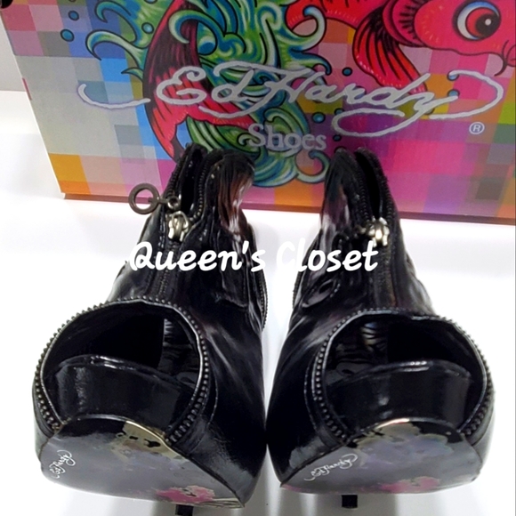 Ed Hardy | Mumbai Stiletto Ankle Booties |💥BRAND NEW - Picture 7 of 11